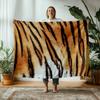 Super Soft Coral Fleece Flannel Leopard Stripe Printed Throw Blanket for Sofa Bed Bedspread Plaid Blankets Home Textile
