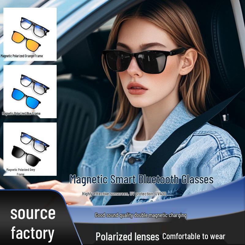 Bluetooth Smart Polarized Sunglasses: Music & Call-Enabled