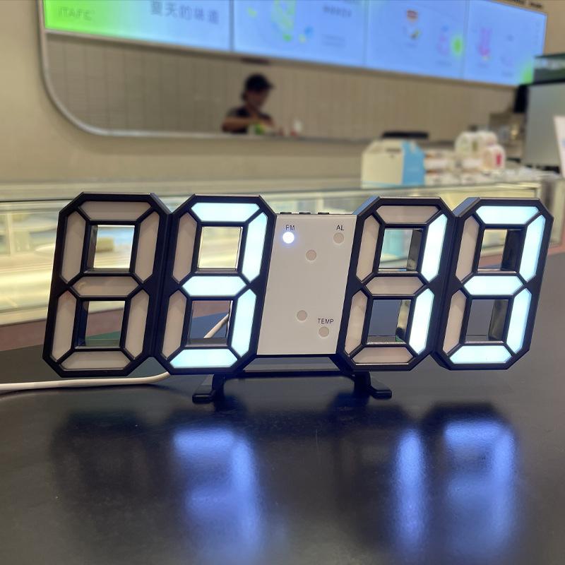 Relógios de Parede Relógios Despertadores Digitais Nórdicos Relógio Pendurado Soneca Relógios de Mesa Calendário Termômetro Relógio Eletrônico Relógios Digitais