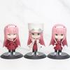 10CM DARLING in the FRANXX Figure Zero Two Three Q-version Figures Stand Animation Model Toys Gifts Collection Decoration PVC