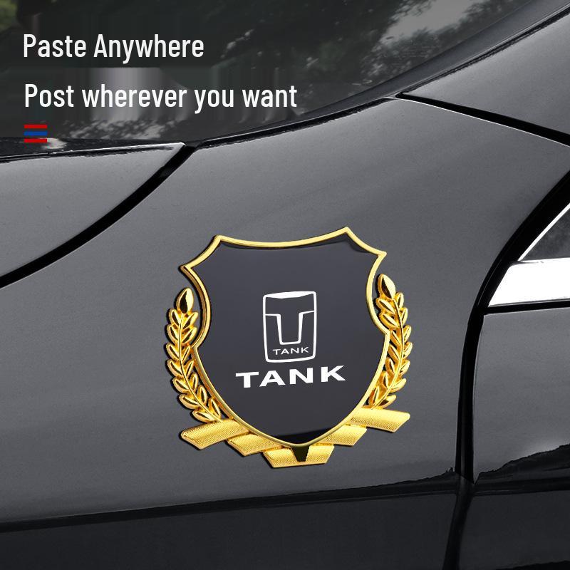 Wheat Ear Side Emblems for Metal Body Decorations on Tank 300/400/500/700/800 Vehicles.