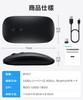 Bluetooth Mouse [2025 Slim 2-Way Connection] Wireless, Quiet, Optical, High-Precision, Type-C, Rechargeable, Symmetrical, Small, Slim, Compact,