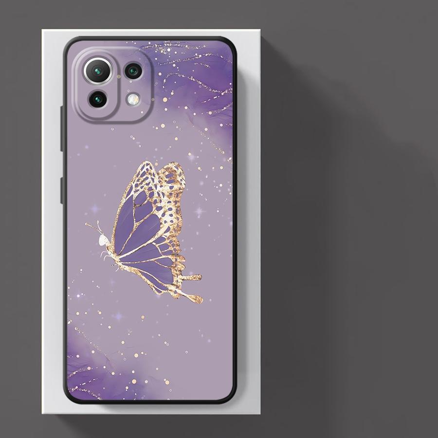 Case for Xiaomi Poco F8 M3 M4 M7 Pro X3 X4 X5 X7 Pro C71 C75 C50 C61 M5 F1 F3 Funda Phone Cover Marble Flower