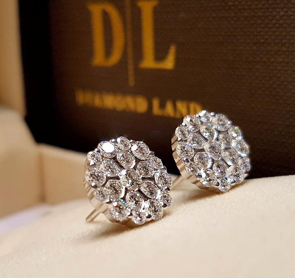 Small Disc Zirconia Earrings Fashion Personality Simple Ladies Earrings Small Fresh Style Popular Jewelry Classic Wild Earrings