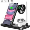 4-in-1 Fast Charger Qi Wireless Charging Station for Samsung iWatch iPhone Pencil