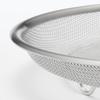 MUJI Stainless Steel Flat Diameter x Height cm 12828907 Colander, Large, Approx. 22.5 3.5
