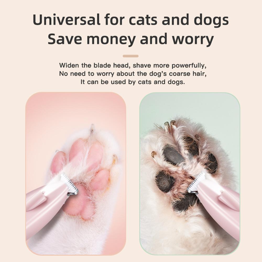 2-Speed Dog Grooming Clippers with Widened Blade for Grooming Hair of Small Area