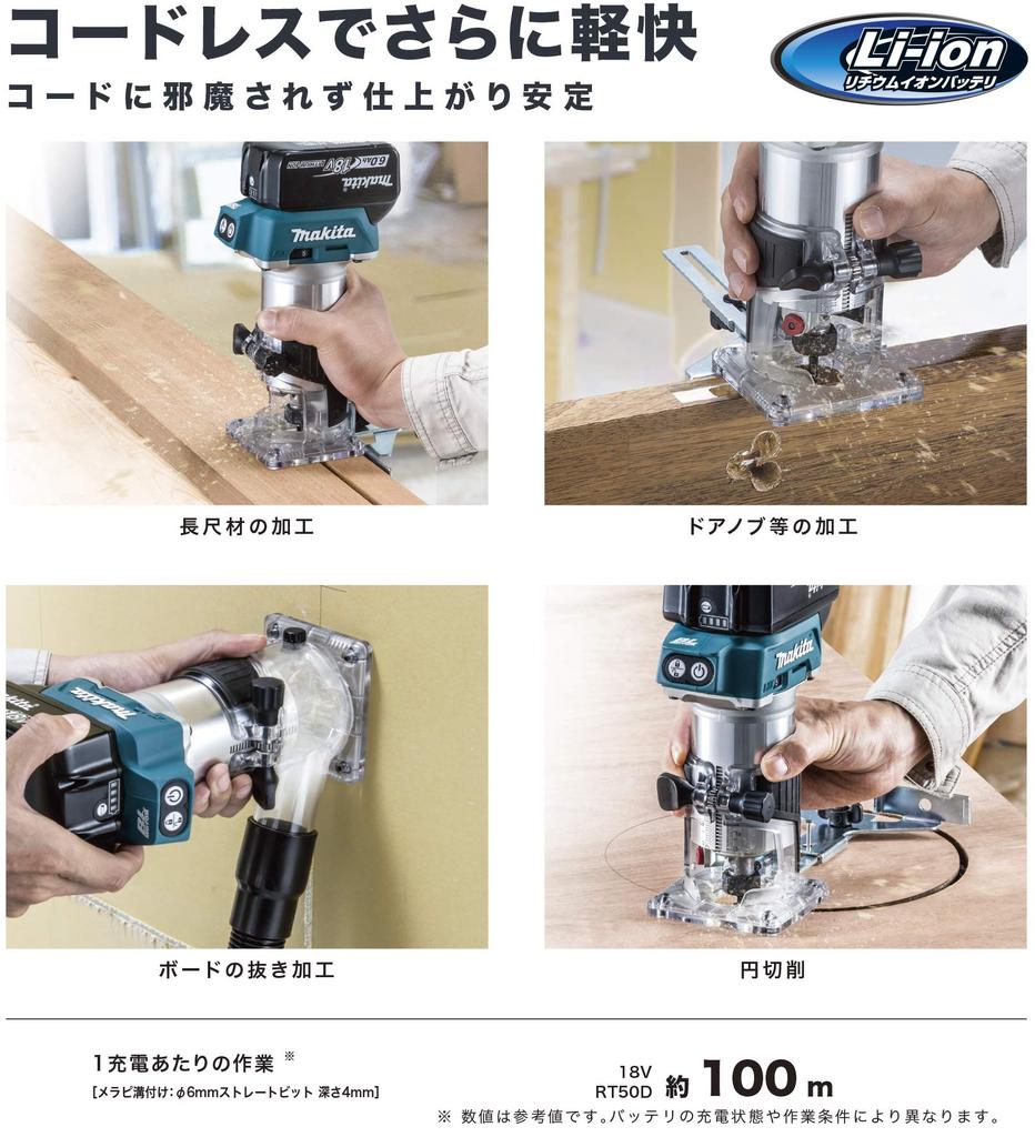 Makita RT50DRG Cordless 18V with and Case Trimmer, 6Ah, Battery, Charger,