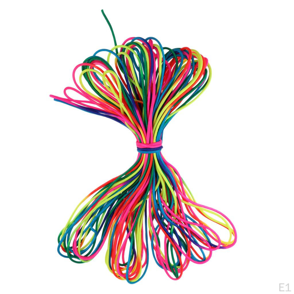 Rope - Rainbow Color Multi-purpose Cord for Camping Hiking Climbing Outdoor Sports Use