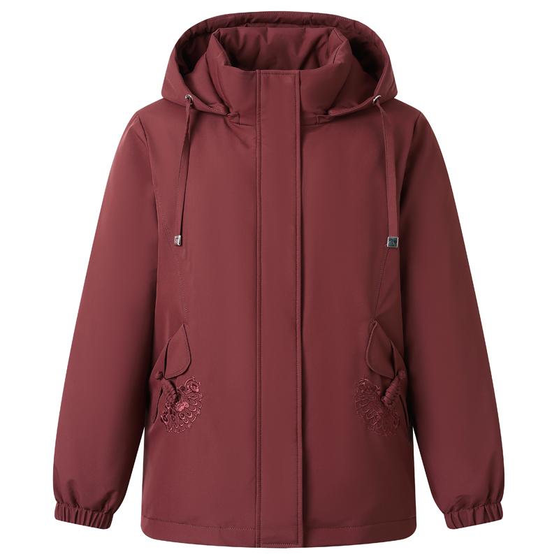 Plus Size XL-6XL Middle Age Women's Down Jackets Winter Parkas Elegant Loose Thick Warm Down Coats Woman Outerwears