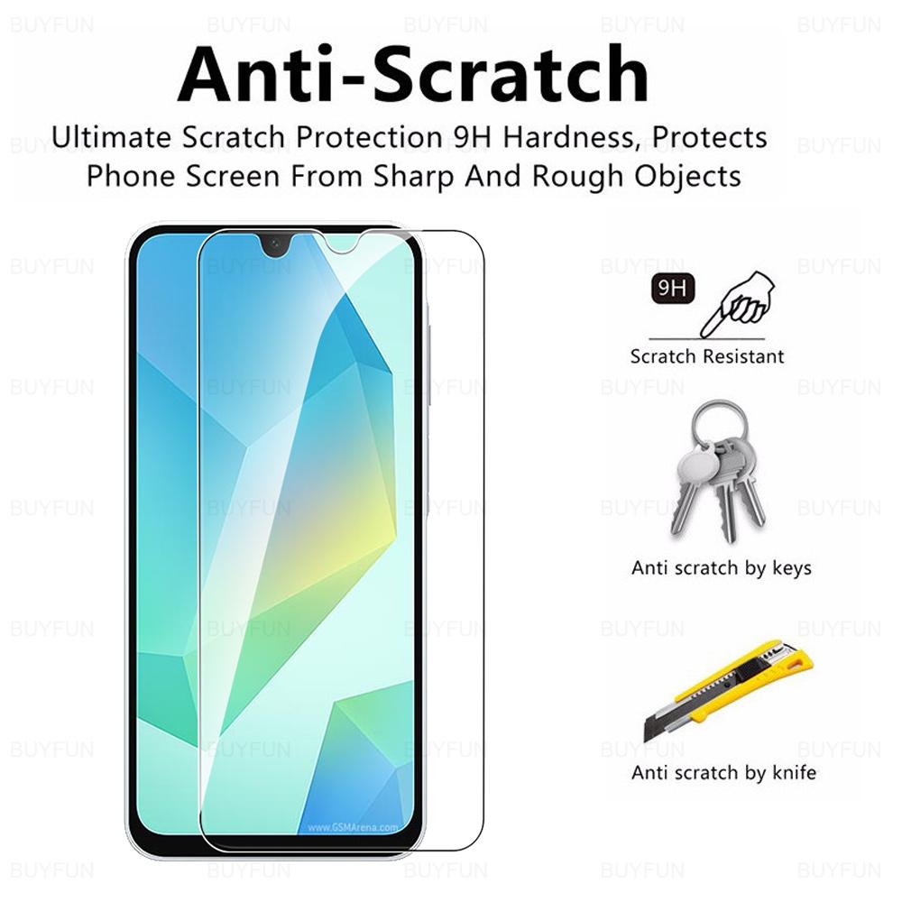 1-5Pcs For Samsung Galaxy A16 A17 5G Tempered Glass Case Friendly Anti-Scratch HD 9H Transparent Screen Protector SamsungA16 4G2