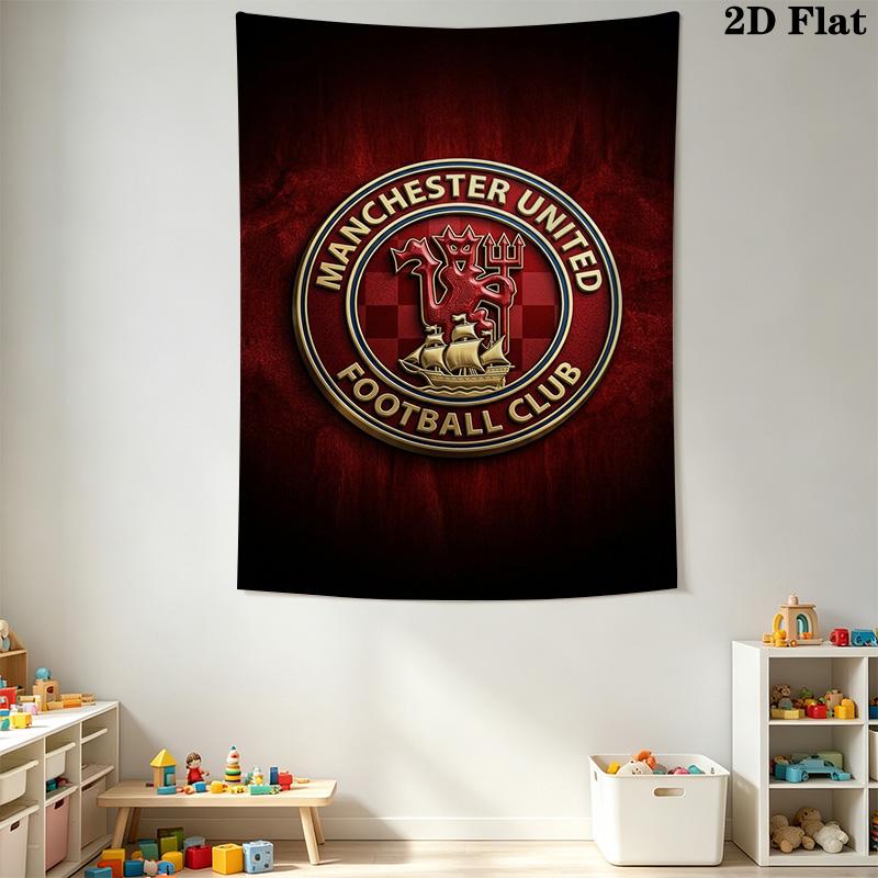 Manchester Crest Emblem Bedding 1 Duvet Cover 2 Pillowcase Without Core Christmas Birthday Gift Soft And Comfortable Bedding Set