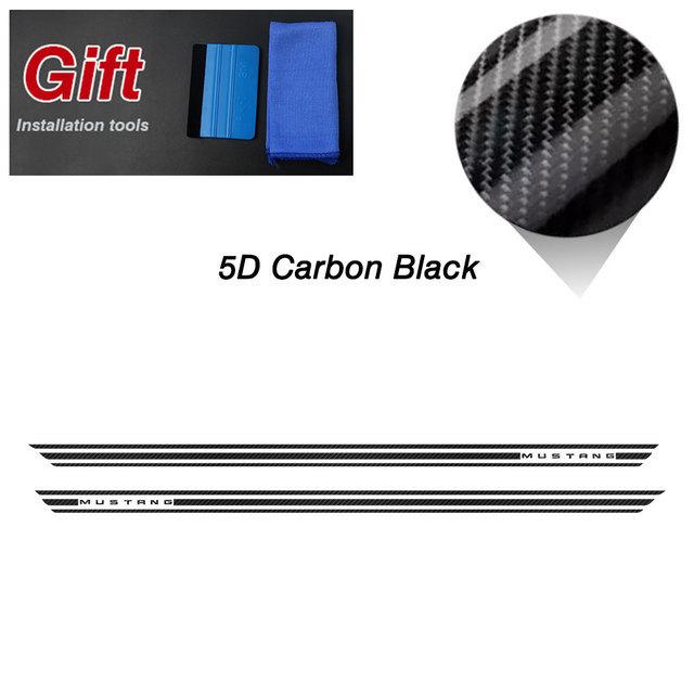 Ford Mustang GT Side Skirt Stripes Car Decal
