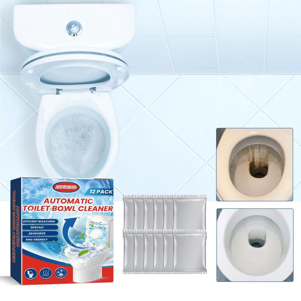 Jaysuing Tabletki musujące do czyszczenia muszli klozetowej Domowe odkamienianie i dezodoryzacja do usuwania zapachów i plam Środek do usuwania plam z toalety