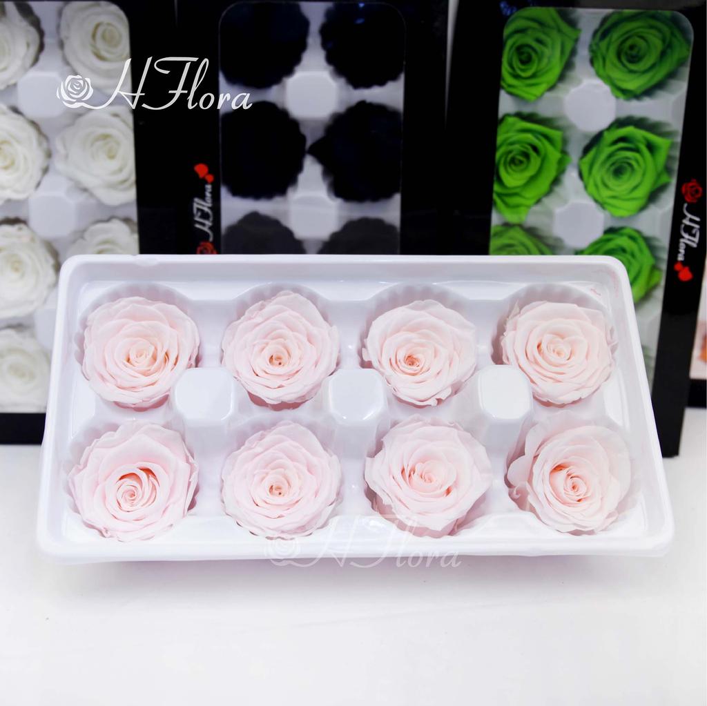 HFloral Hot Selling Customer Popular Rose Head 4~5 Cm Preserved Roses Box Eternal Mother's Day Graduation Day