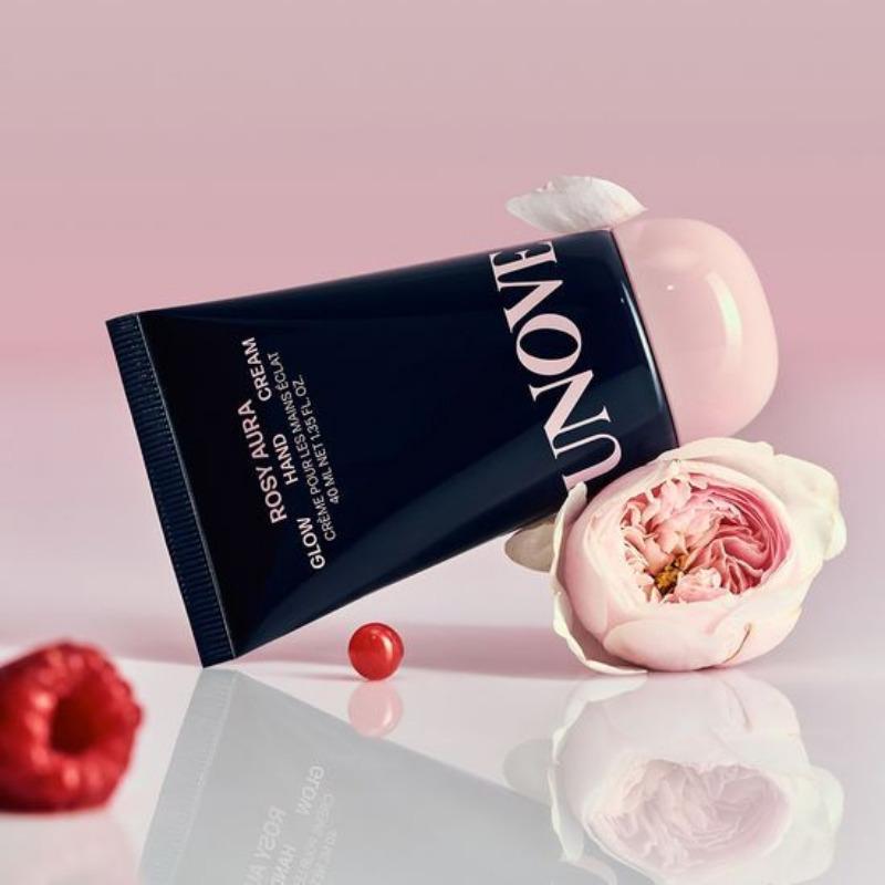 UNOVE Glow Hand Cream 40ml (Choose 1 of 3 Types: Nou Vanilla / Rosy Aura / Sensual White)