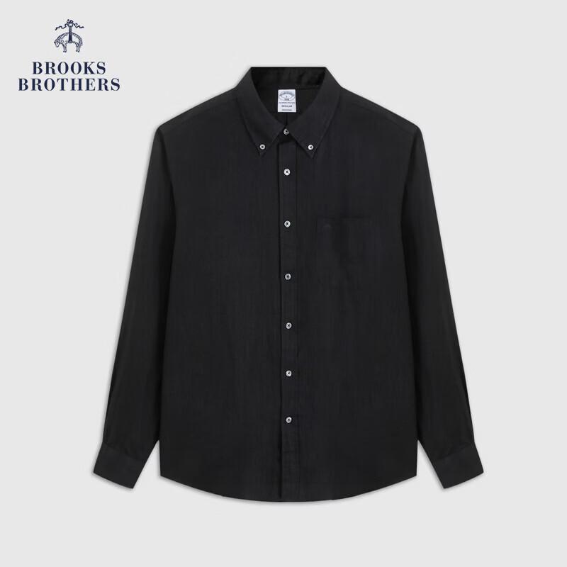 Brooks Brothers Men s Linen Button-Down Shirt M