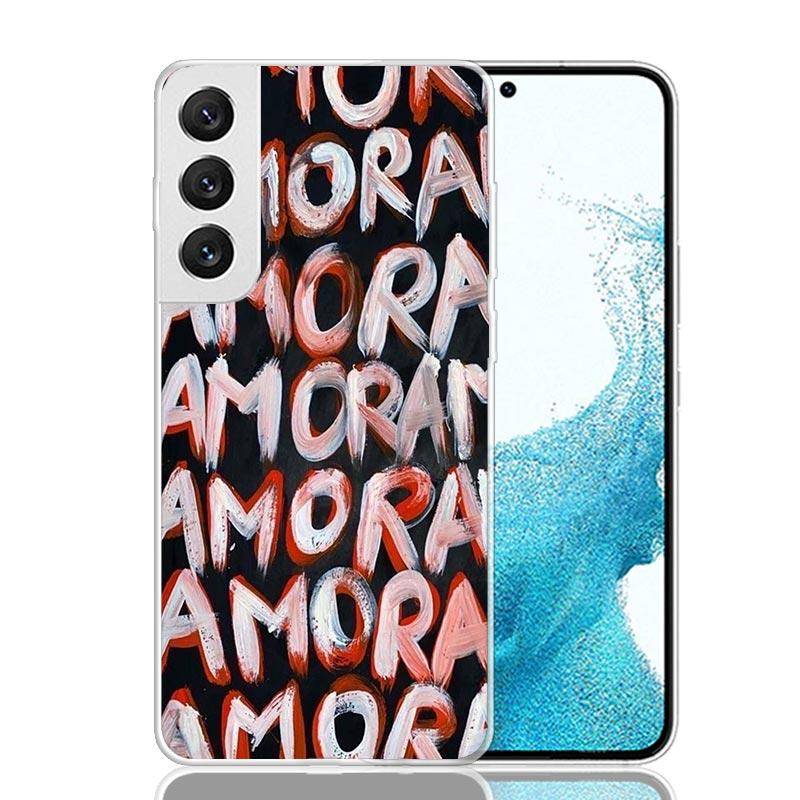 AMOR This Is Love Phone Case For Samsung Galaxy S26 Ultra S23 S24 S25 Edge S20 FE S21 S22 Plus Soft Print Shell Cover Fundas Gal