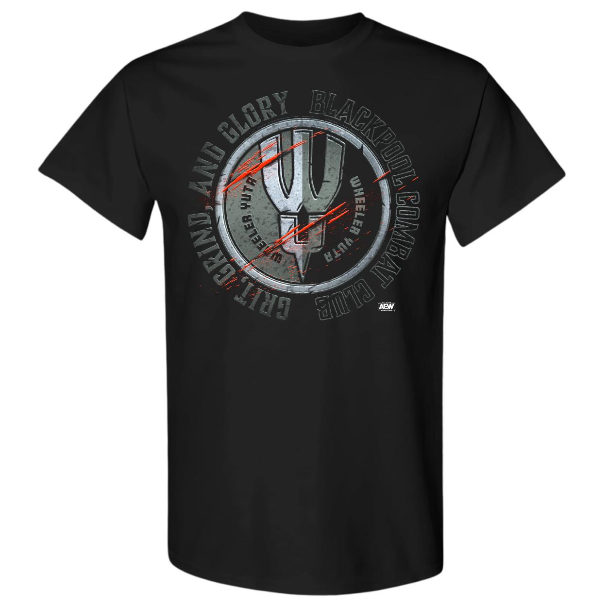 WHEELER YUTA - GUTS, GRIND AND GLORY AEW Official T-Shirt S разноцветный