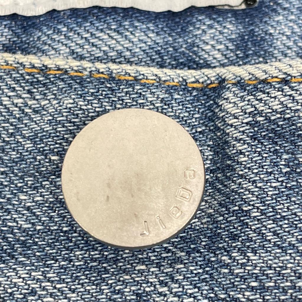 Jieda Jie-22W-PT01 Indigo Switching Over Denim Pants Bottoms 1 IndigoUsed