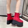 Super High Platform Ankle Boots for Women Punk Thick Bottom Shoes Height Increasing Women's Boots Autumn Botines Bottes Femmes