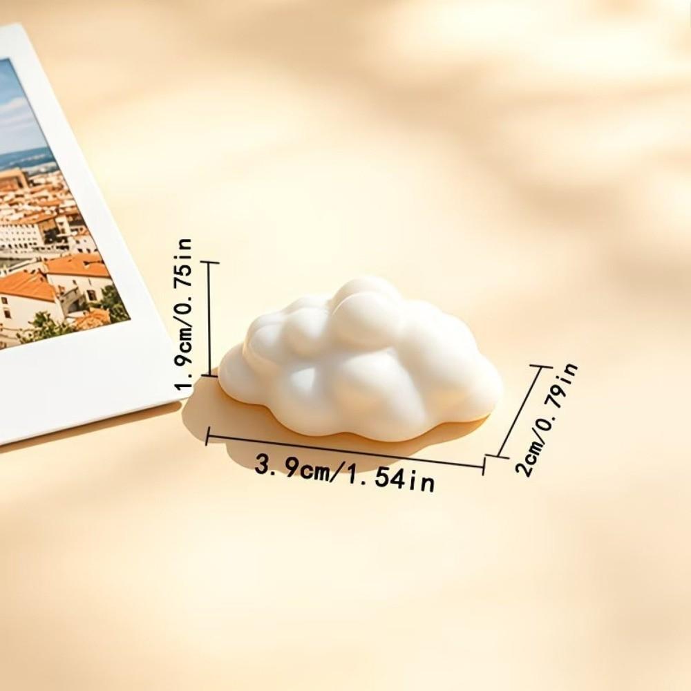 3pcs Cloud-Shaped Photo Holders 3D Printed Photo Display Racks Business Card Holder Home Use