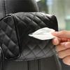 Elegant Car Tissue Holders PU Leather Large Capacity Tissue Box Designed for Easy Installation & Maximums Capacity