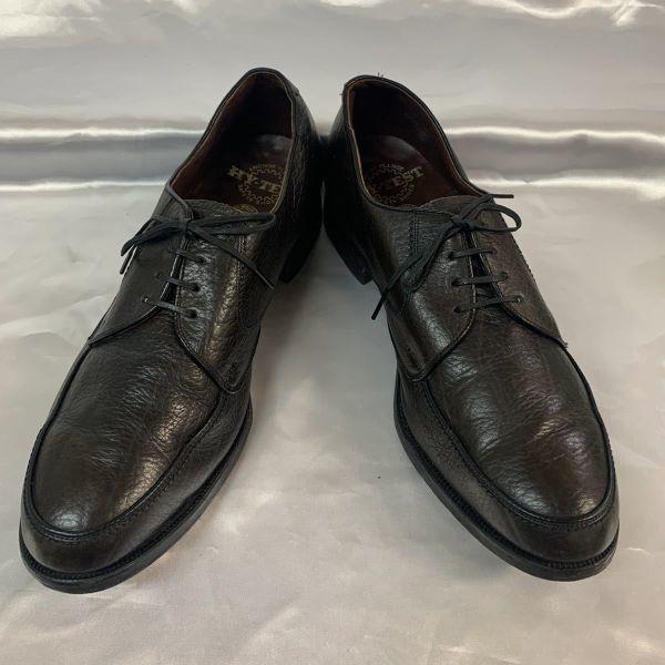 Vintage HY-TEST Steel Toe Safety Shoes U-Tip Black 26.0-27.0(USED)