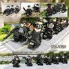 12PCS/set SWAT City Police Dolls Military Building Blocks MiniFigures Mini Figures Children Toys for Boys Swat Characters Accessories