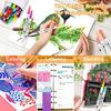 1PACK Double Head Watercolor Pen Soft Head Marker Children's Washable Art Color Pen Adult Books Cards Painting Craft Set, Teacher's Office Supplies