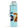 1PC Glitter Number 67 Golden Art Print 750ml Color Plastic Sports Water Bottle Leakproof Flip Straw Lid Suitable for Sports Office Home Use
