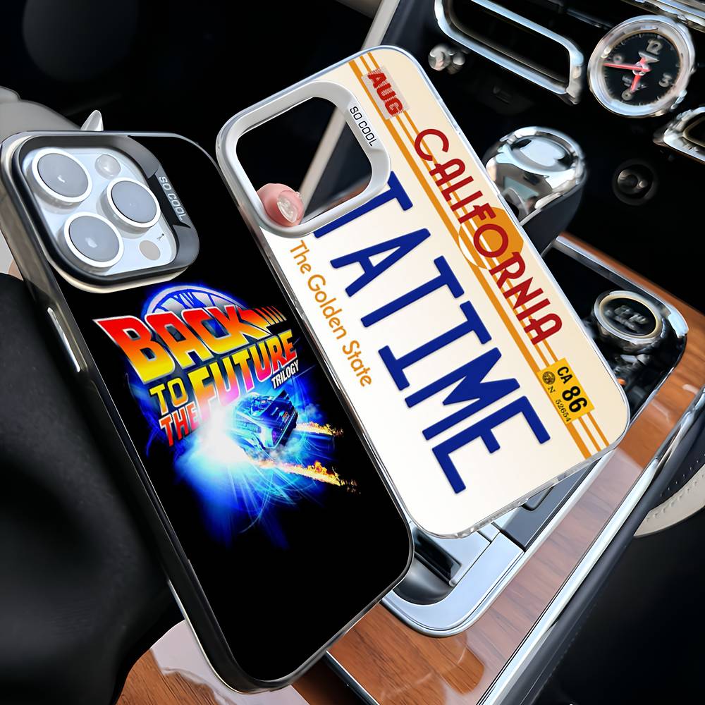 Back To The Future Phone Cases For IPhone 17 16 15 14 13 12 11 Plus Pro Max Pro Color Matte Cover