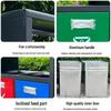 Stainless Steel Outdoor Classified Waste Bin