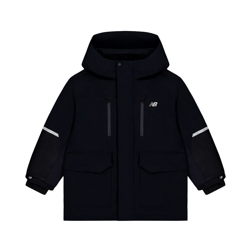 New Balance Kids Down Jackets Hooded Non Detachable Thickened Hooded 7PF42013-BK 110