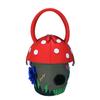 2025 Cute Candy Color Women's Handbag - Japanese-Inspired Casual Mushroom Design