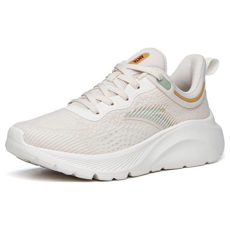 Anta Training Series Lightweight Soft Sole Low Top Training Shoes Men Sneakers Light-Brown 912227705-2
