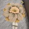 Visionary Lotus Flower Felt Round Carpet