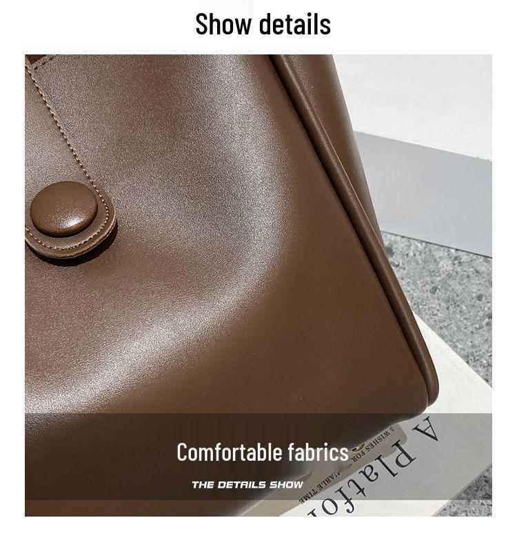 2024 Retro Tragetasche mit großer Kapazität: Damen Herbst/Winter Schultertasche für Arbeit & Pendeln