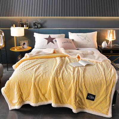 Winter Warm Wool Blanket Lambswool Thickened Covering Blanket Double Blanket