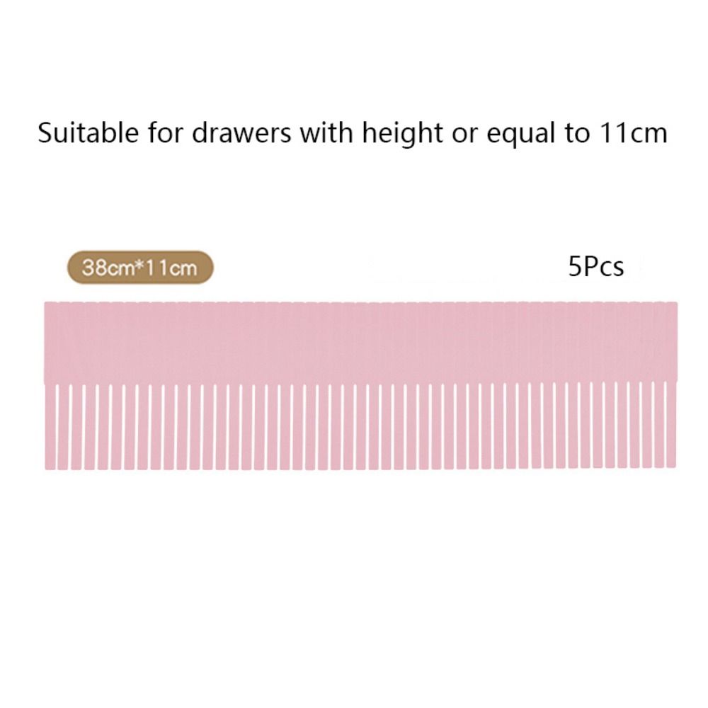 5Pcs Adjustable Drawer Divider Household DIY Combination Partition Board Storage Organizer Space-saving Cabinet Closet Separator