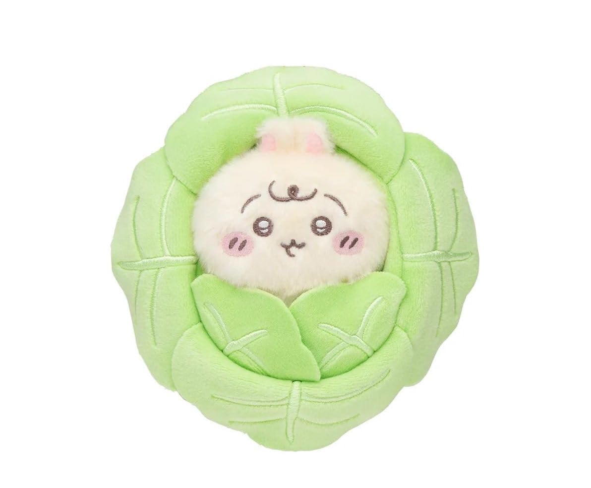 Chiikawa Baby Rabbit Mascot Wrapped in Cabbage
