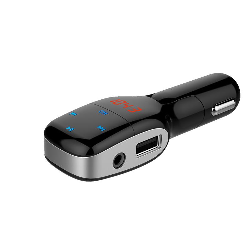 MP16 Car Bluetooth Hands-Free Phone MP3 Player Dual USB Car Charger FM Transmitter Spot