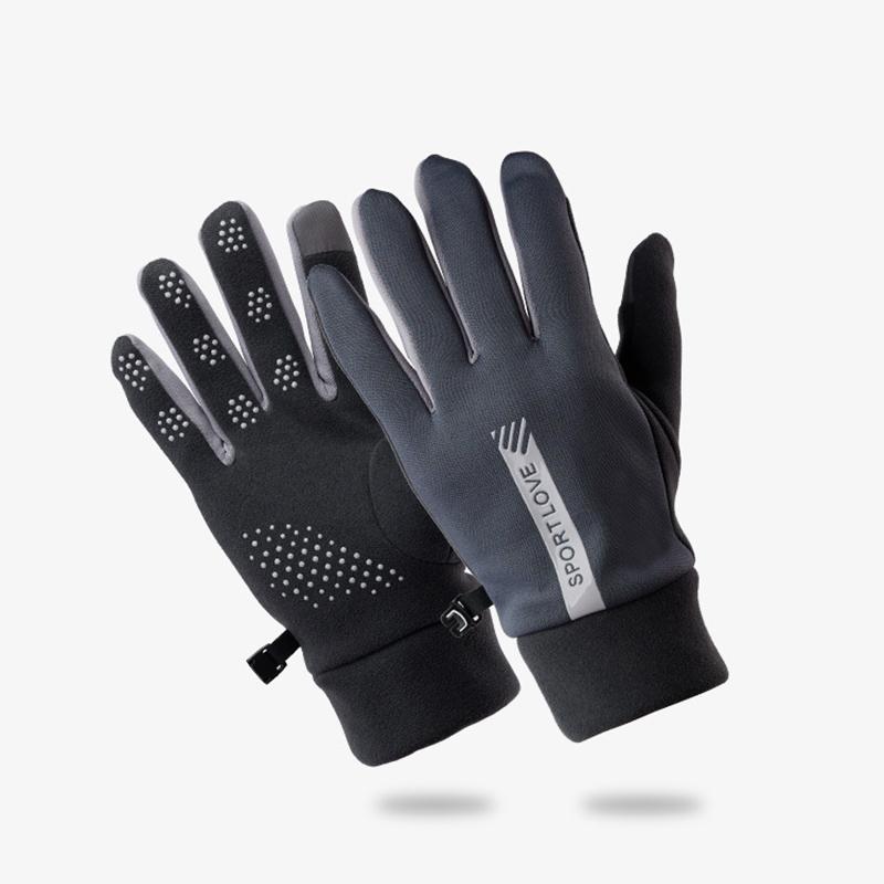 Winter Gloves Men Women Cycling Bike Non-slip Thermal Fleece Cold-Resistant Wind Waterproof Warm Outdoor Running Skiing Mittens