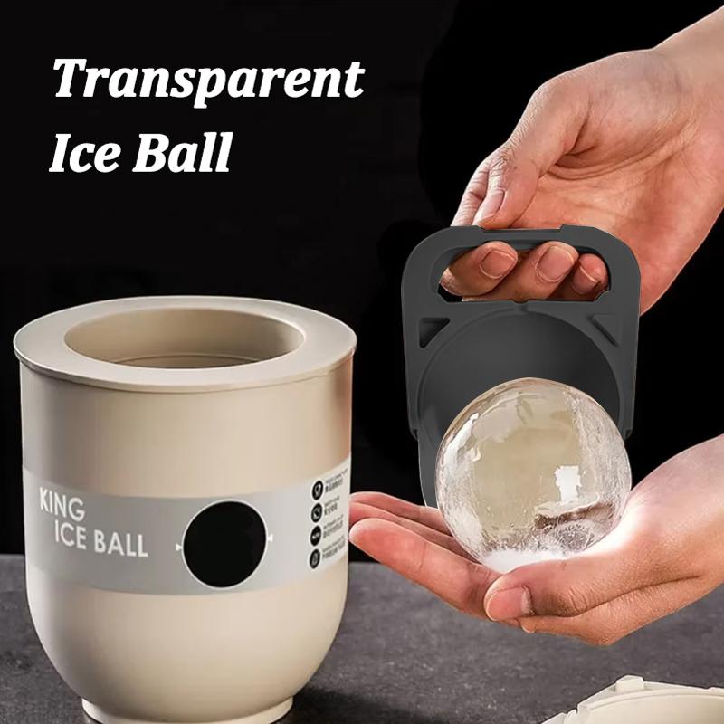 Silikon Anti-Schmelz Eisballform Sommer Klare Eiswürfelbehälter für Whiskey Cocktails Saft Keine Blasen DIY Eisballmacher