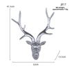 Nordic Retro Deer Head Wall Decor Resin Animal
