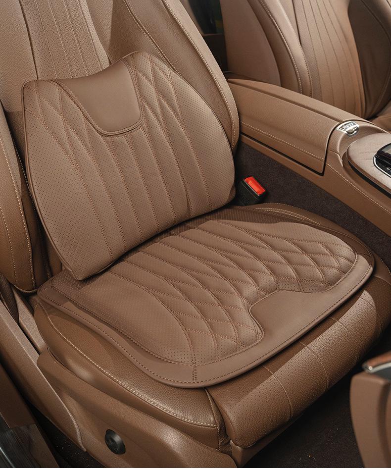 Poduszki na fotel samochodowy, lędźwiowe i zagłówkowe do modeli Mercedes-Benz: C260, E300, GLC, GLE, A, S