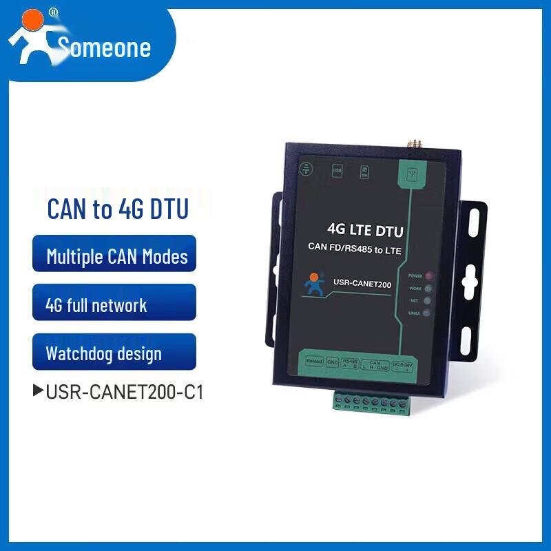 LonHand CANET200 CAN To 4G Industrial DTU