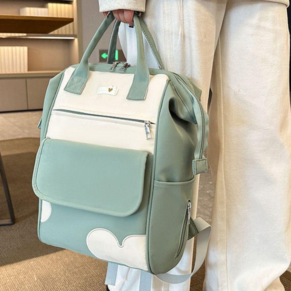 Babywindeltasche mit großer Kapazität Leichte Mamatasche Tragbarer Damenrucksack Reise