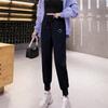 2022 Autumn Winter Thick Warm Elastic Waist Loose Women Sweatpants Trousers Solid Casual Harem Pantalones Streetwear Sport Pants