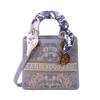 New heavy industry embroidered retro silk scarf portable Princess Diana bag versatile shoulder messenger bag